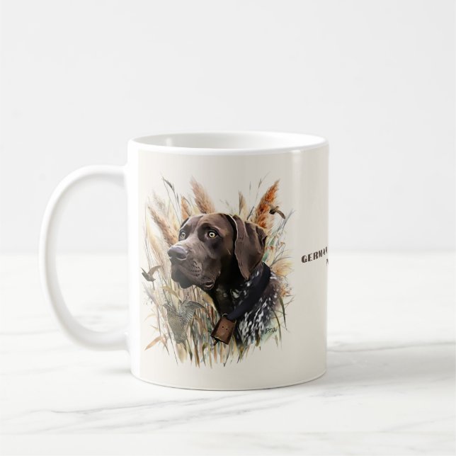 German Shorthaired Pointer Coffee Mug (Left)