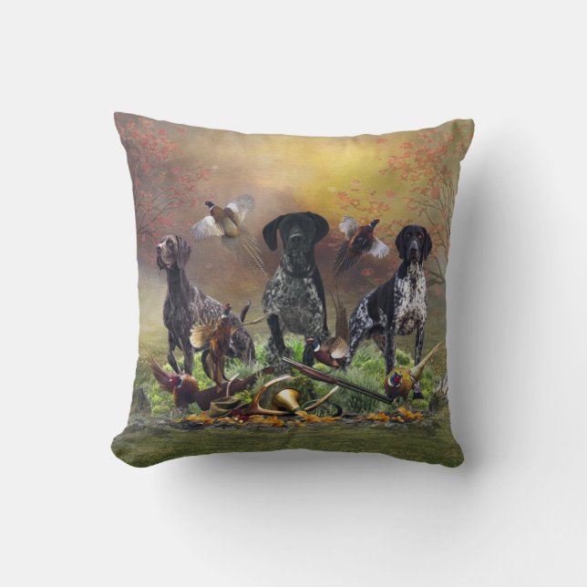 German Shorthaired Pointer  Cushion (Front)