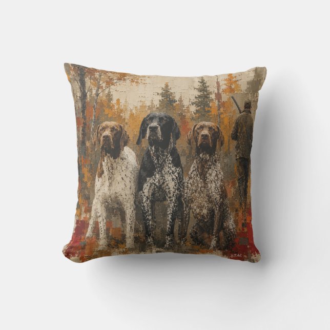 German Shorthaired Pointer  Cushion (Front)