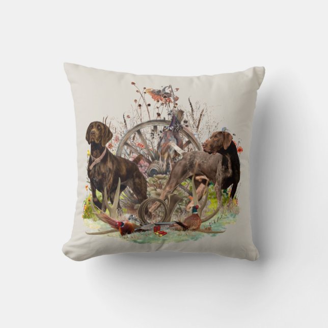 German Shorthaired Pointer    Cushion (Front)