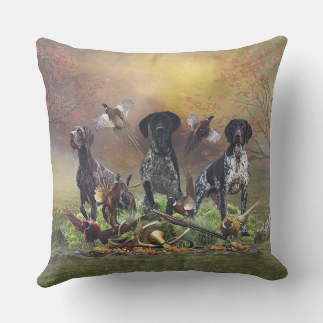 German Shorthaired Pointer   Cushion (Back)