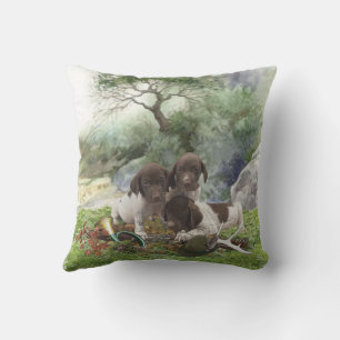 German Shorthaired Pointer cute  puppies       Cushion