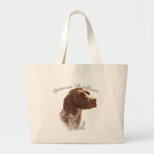 German Shorthaired Pointer Dad 2 Large Tote Bag