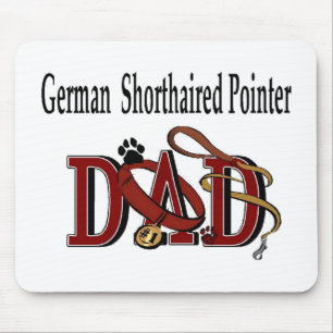 German Shorthaired Pointer Dad Gifts Mouse Pad