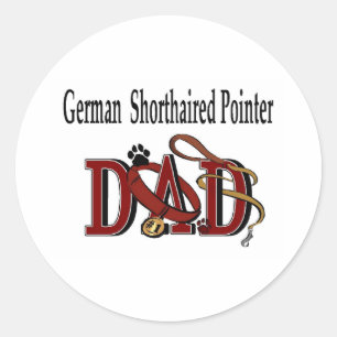 German Shorthaired Pointer Dad Sticker