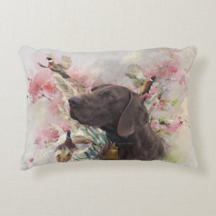 German shorthaired pointer decorative cushion