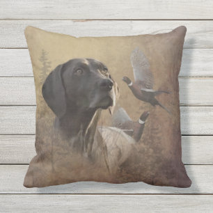 German Shorthaired Pointer ,Deutsch Kurzhaar Tapes Cushion