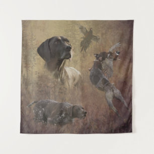 German Shorthaired Pointer ,Deutsch Kurzhaar Tapes Tapestry