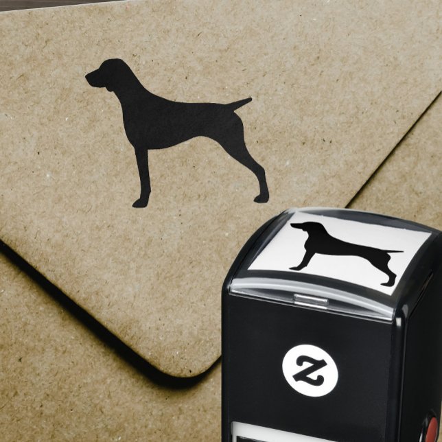 German Shorthaired Pointer Dog Breed Silhouette Self-inking Stamp (Creator Uploaded)