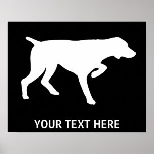 German Shorthaired Pointer dog - Customisable Poster