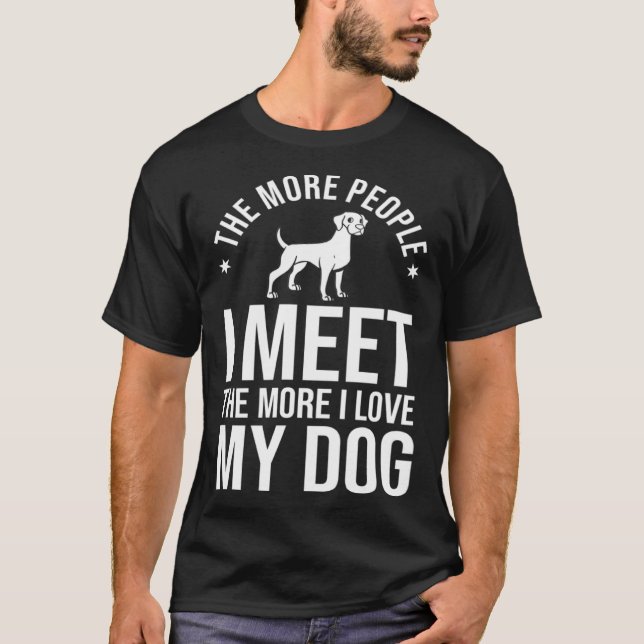 German Shorthaired Pointer Dog Puppies Owner T-Shirt (Front)