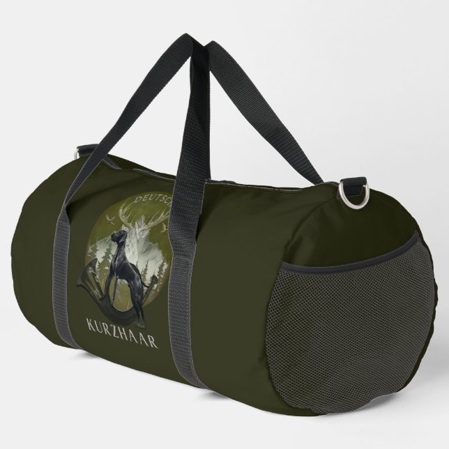 German Shorthaired pointer   Duffle Bag (Right Corner)
