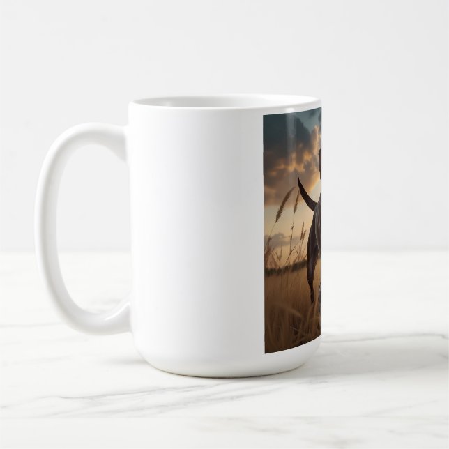German Shorthaired Pointer Elegant Coffee Mug (Left)