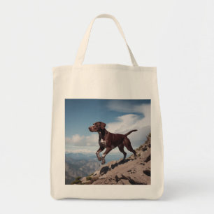 German Shorthaired Pointer Elegant GroceryTote Bag
