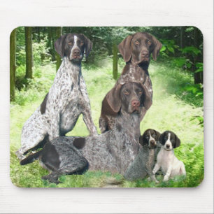 German Shorthaired Pointer Family Mousepad