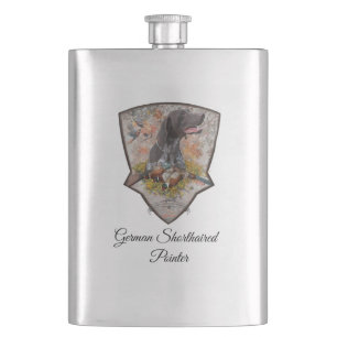 German Shorthaired Pointer Flask