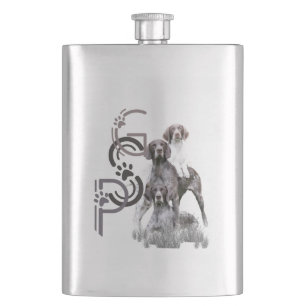 German Shorthaired Pointer Flask