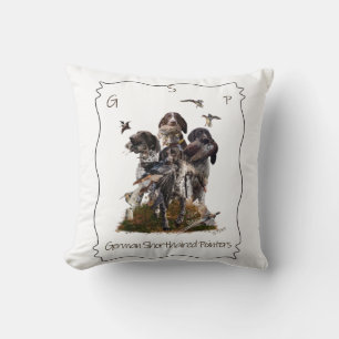 German Shorthaired Pointer Flask T-Shirt Cushion