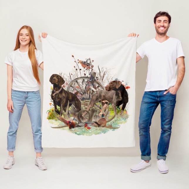 German Shorthaired Pointer      Fleece Blanket (In Situ)
