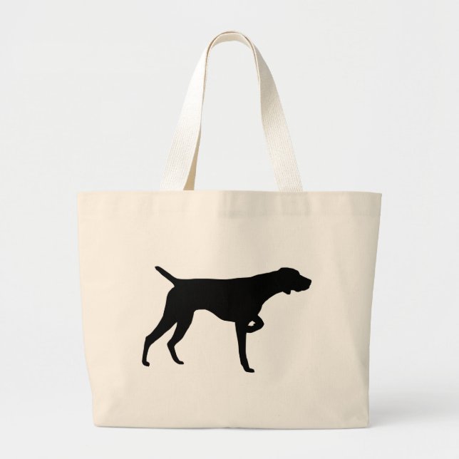 German Shorthaired Pointer Gear Large Tote Bag (Front)