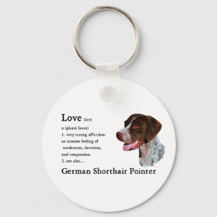 German Shorthaired Pointer Gifts Key Ring
