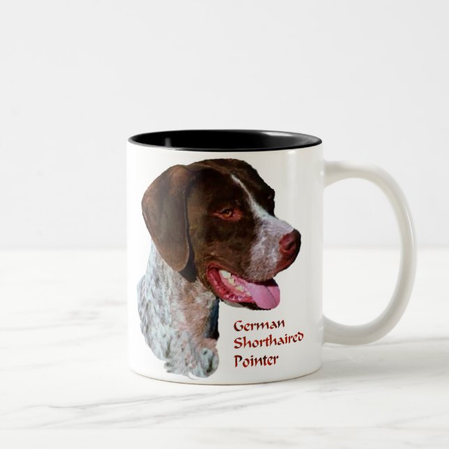 German Shorthaired Pointer Gifts Two-Tone Coffee Mug (Right)