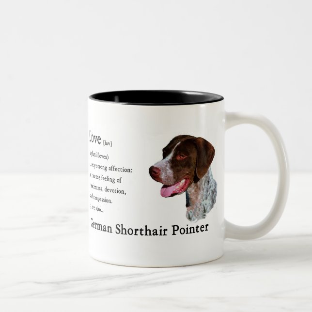 German Shorthaired Pointer Gifts Two-Tone Coffee Mug (Right)
