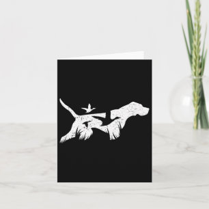 German Shorthaired Pointer Gsp Hunting Dogs Card