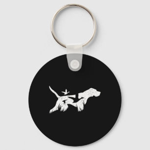 German Shorthaired Pointer Gsp Hunting Dogs  Key Ring