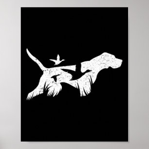 German Shorthaired Pointer Gsp Hunting Dogs  Poster