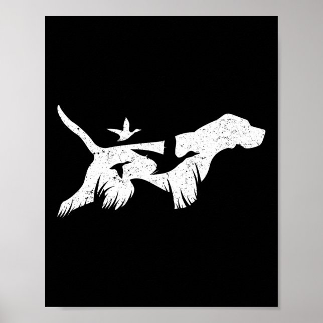 German Shorthaired Pointer Gsp Hunting Dogs  Poster (Front)