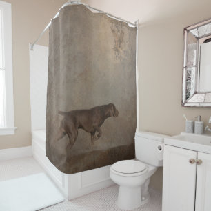 German Shorthaired Pointer (GSP) Shower Curtain