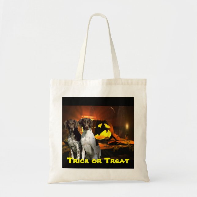 German Shorthaired Pointer Halloween Tote Bag (Front)