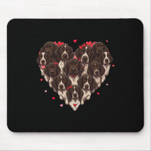 German Shorthaired Pointer Heart Valentine Womens  Mouse Pad