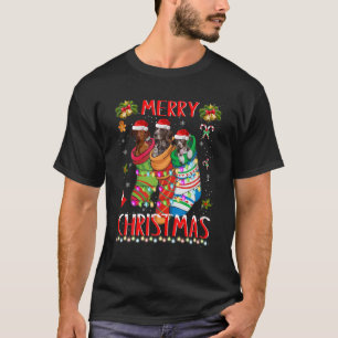 German Shorthaired Pointer In Shocks Christmas Fun T-Shirt