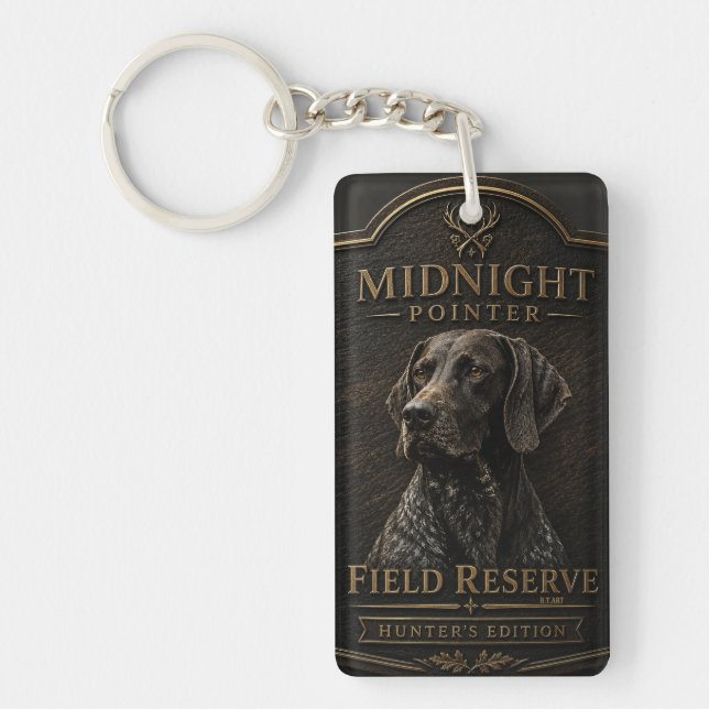 German Shorthaired Pointer  Key Ring (Front)