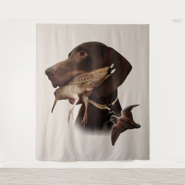 German Shorthaired Pointer,kurzhaar, Tapestry (Front)