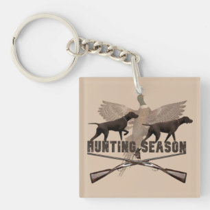 German Shorthaired Pointer,kurzhaar, Tapestry Post Key Ring