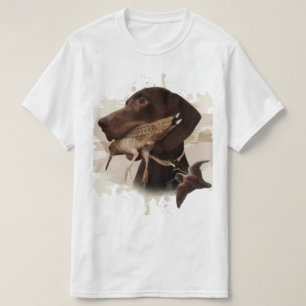 German Shorthaired Pointer,kurzhaar, Tapestry Post T-Shirt