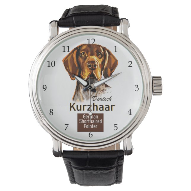 German Shorthaired Pointer Kurzhaar Watch (Front)
