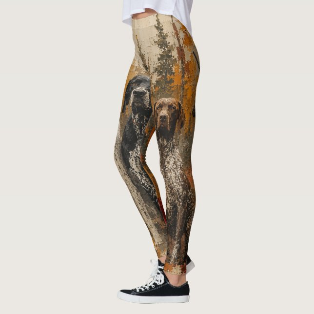 German Shorthaired Pointer  Leggings (Left)