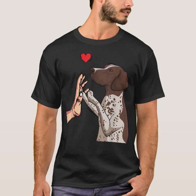German Shorthaired Pointer Love GSP Dog Mum Girls  T-Shirt (Front)