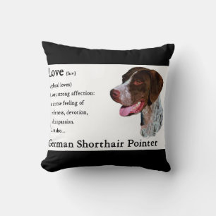 German Shorthaired Pointer Love Is Cushion