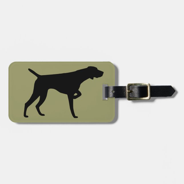 German Shorthaired Pointer Luggage Tag (Front Horizontal)