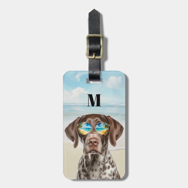 German Shorthaired Pointer Luggage Tags (Front Vertical)