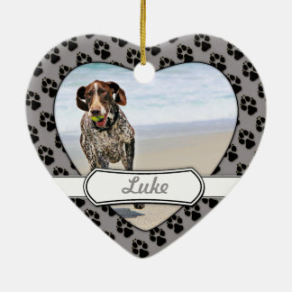 German Shorthaired Pointer - Luke - Riley Ceramic Tree Decoration