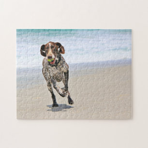 German Shorthaired Pointer - Luke - Riley Jigsaw Puzzle