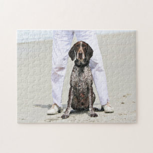 German Shorthaired Pointer - Luke - Riley Jigsaw Puzzle