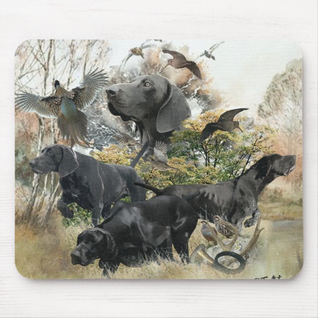 German Shorthaired pointer   Mouse Pad (Front)