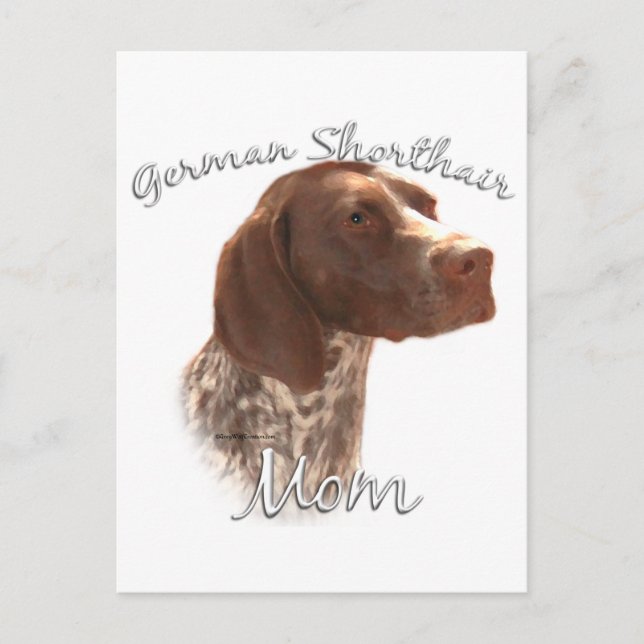 German Shorthaired Pointer Mum 2 Postcard (Front)